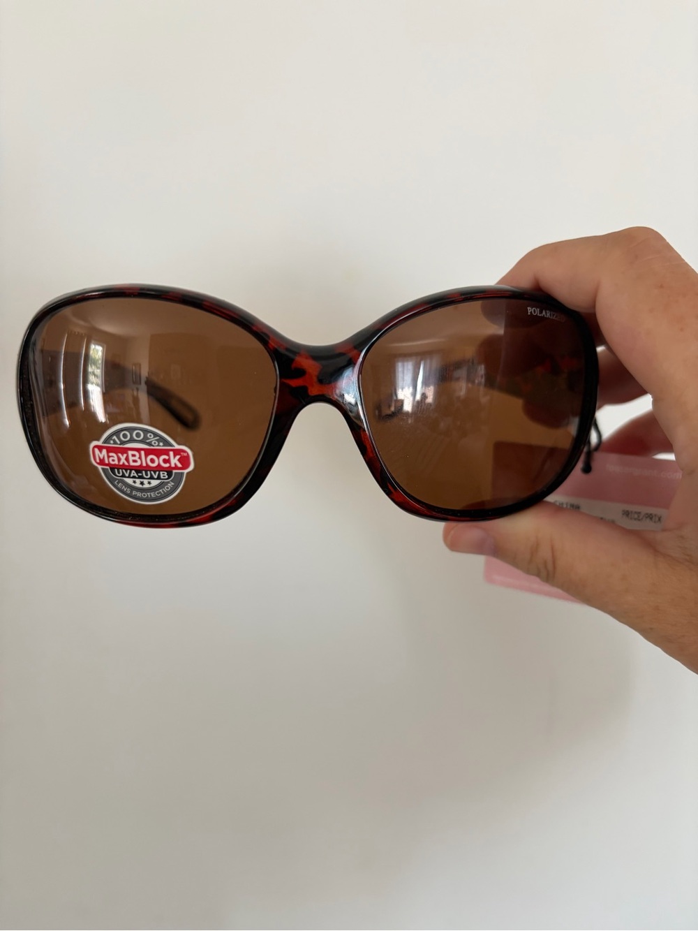 Foster Grant Tortoiseshell Frame Brown Lens Women's Sunglasses